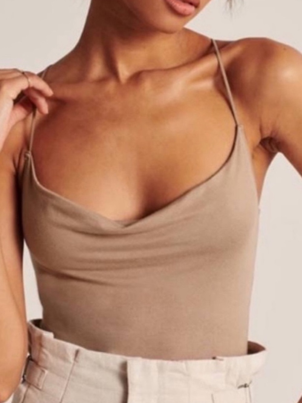 Abercrombie Cowl Neck Body Suit Size Medium